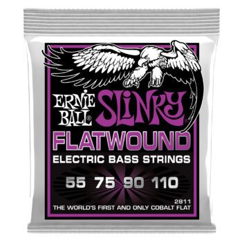Ernie-Ball Cobalt Flatwound Power Slinky Bass 2811 55-110