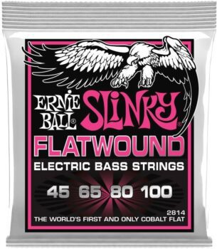 Ernie-Ball Cobalt Flatwound Super Slinky Bass 2814 45-100