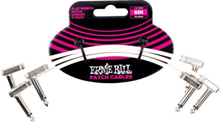 Ernie-Ball EB-6385 PATCH FLAT WH 15CM 3PC