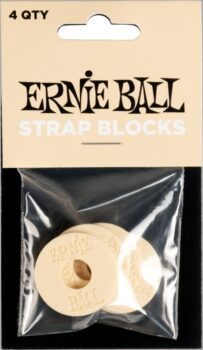 Ernie-Ball Eb-5624 Strap Blocks Cream 4Pk