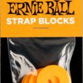 Ernie-Ball Eb-5621 Strap Blocks Orange 4Pk
