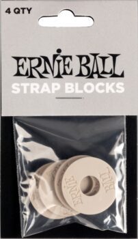 Ernie-Ball Eb-5625 Strap Blocks Gray 4Pk