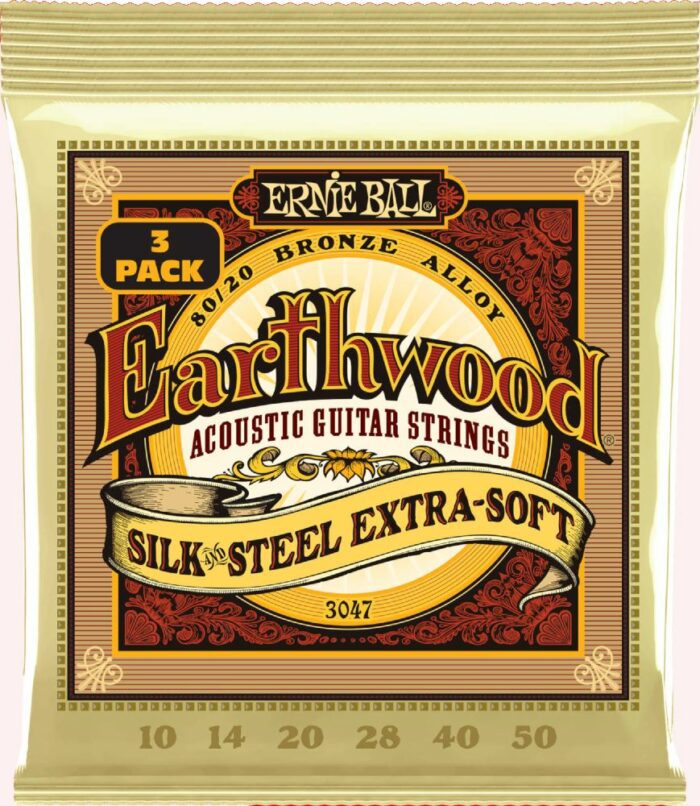 Ernie-Ball Eb-3047 Ew Silk & Steel 3-Pack