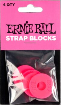 Ernie-Ball Eb-5623 Strap Blocks Pink 4Pk
