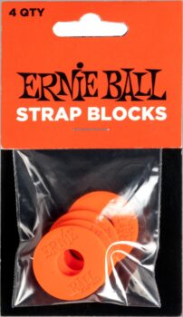 Ernie-Ball Eb-5620 Strap Blocks Red 4Pk