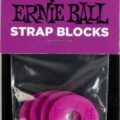 Ernie-Ball Eb-5618 Strap Blocks Purp. 4Pk