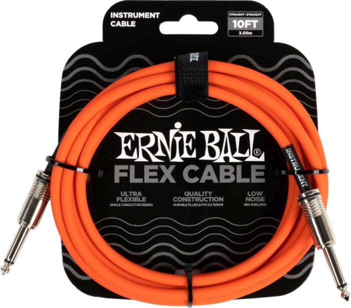 Ernie-Ball 6416 Instrument Cable 3m - Orange