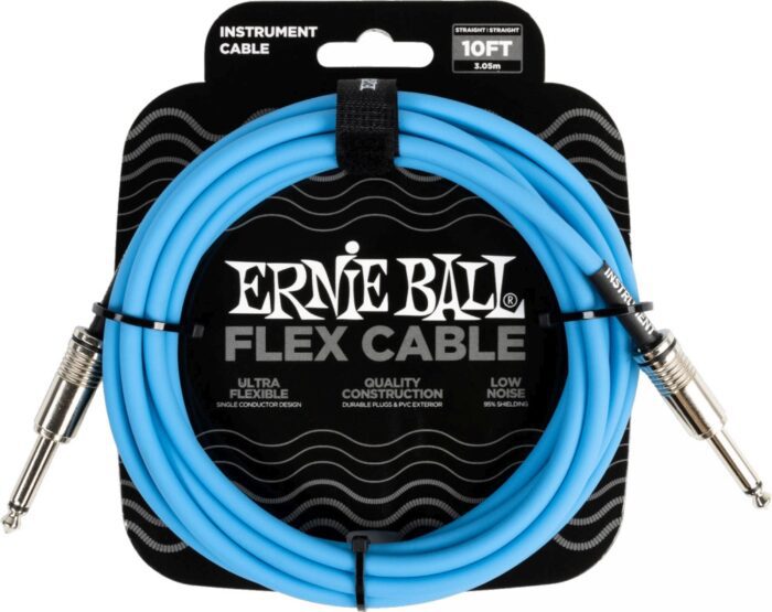 Ernie-Ball 6412 Instrument Cable 3m - Blue