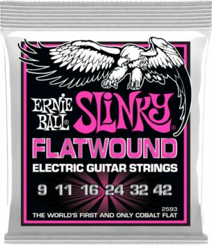 Ernie-Ball Eb-2593 Flatwound Super Slinky Electric Guitar