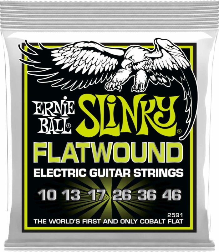 Ernie-Ball Eb-2591 Flatwound Slinky Electric Guitar