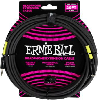 Ernie-Ball Eb-6425 20Ft Ext.Cable 3.5Mm