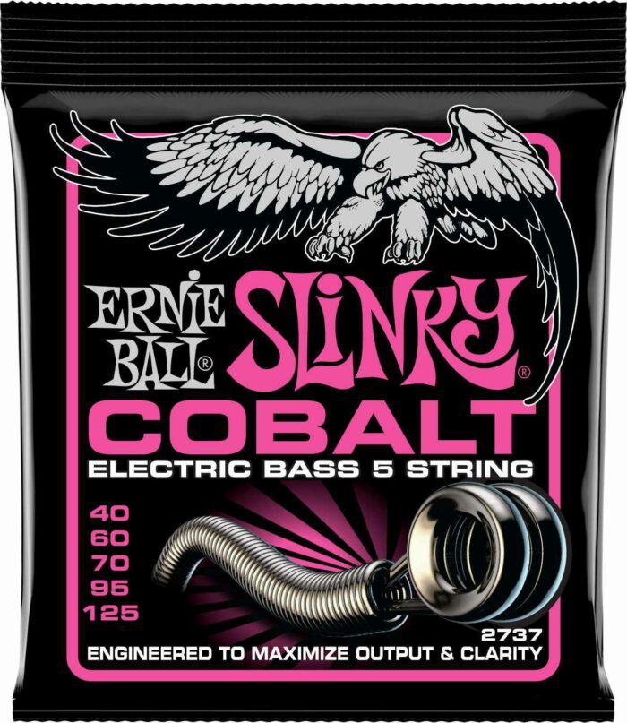 Ernie-Ball Ernie Ball 2737 5-String Cobalt Super Slinky Bass