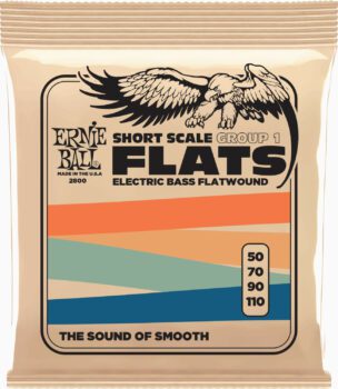 Ernie-Ball Eb-2800 Flatwound GR1 Short Scale