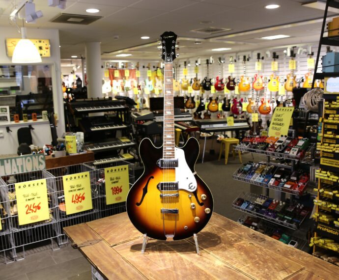 Begagnad Epiphone Casino från 1966 hos Musikbörsen Göteborg