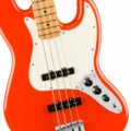 Fender Player II Jazz Bass Maple Fingerboard, Coral Red