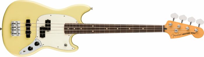 Fender Player II Mustang Bass PJ, Rosewood Fingerboard, Hialeah Yellow