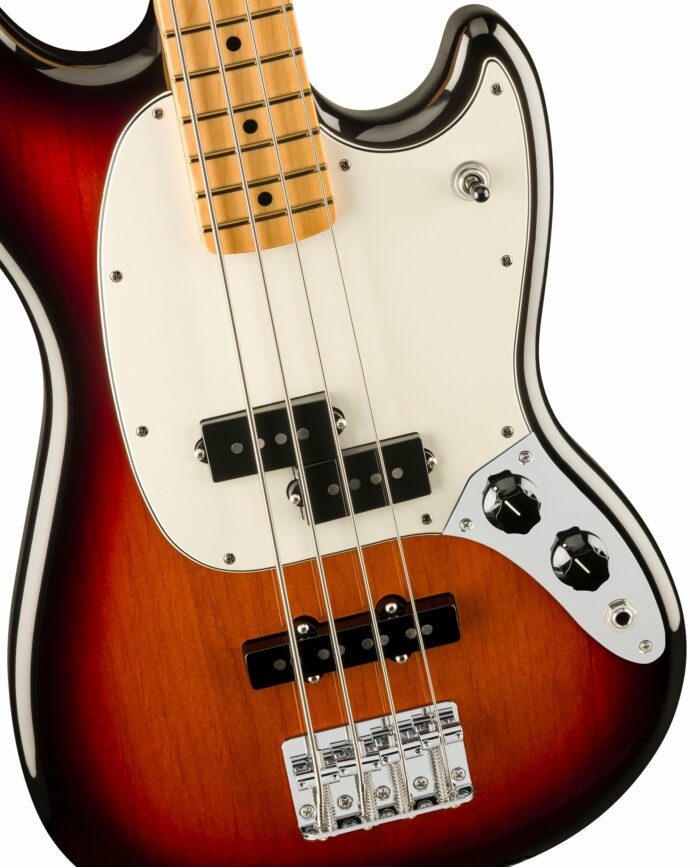 Fender Player II Mustang Bass PJ, Maple Fingerboard, 3-Color Sunburst