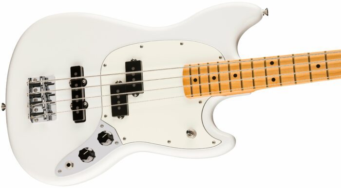 Fender Player II Mustang Bass PJ, Maple Fingerboard, Polar White