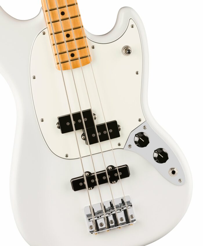 Fender Player II Mustang Bass PJ, Maple Fingerboard, Polar White