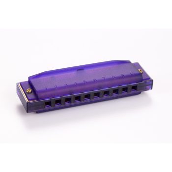 Hohner Translucent Harp C, purple