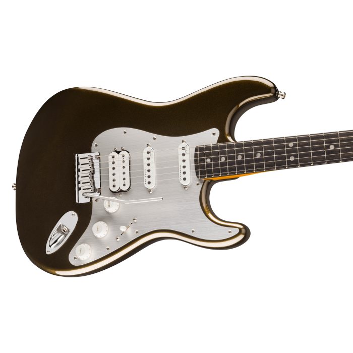 Fender American Ultra II Stratocaster HSS, Ebony Fingerboard, Texas Tea