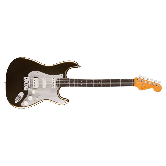 Fender American Ultra II Stratocaster HSS, Ebony Fingerboard, Texas Tea