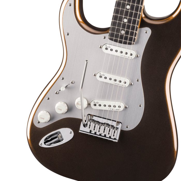 Fender American Ultra II Stratocaster Left-Hand, Ebony Fingerboard, Texas Tea