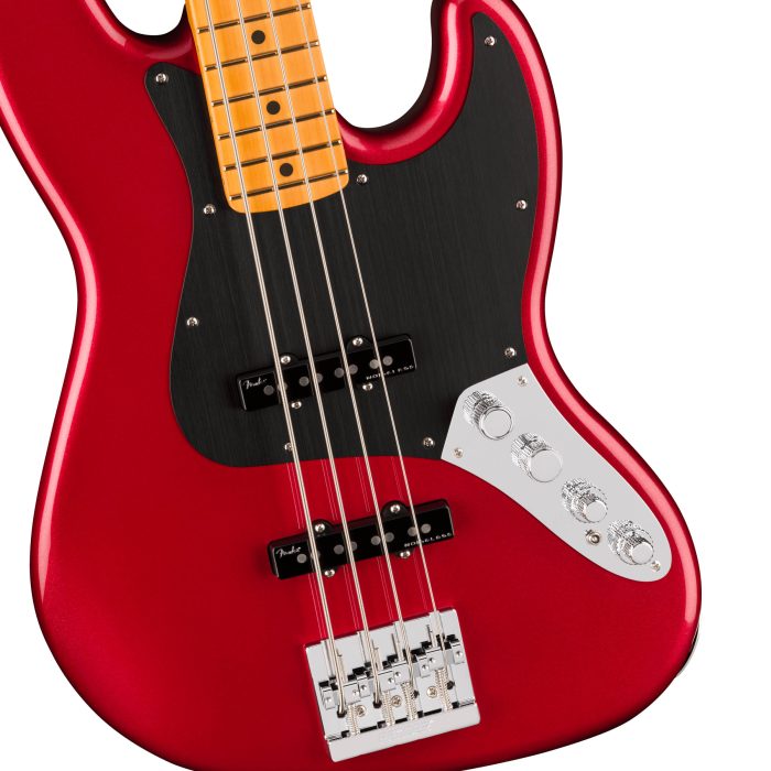 Fender American Ultra II Jazz Bass, Maple Fingerboard, Sinister Red