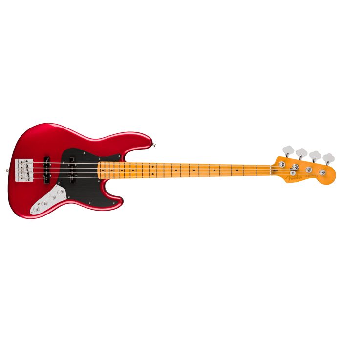 Fender American Ultra II Jazz Bass, Maple Fingerboard, Sinister Red