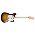 Squier Mustang, Maple Fingerboard, White Pickguard, 2-Color Sunburst