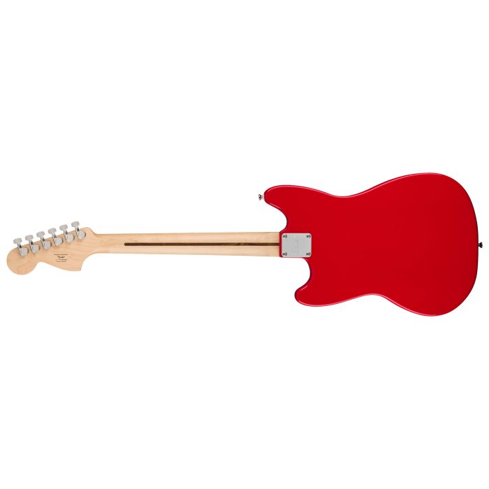 Squier Mustang, Maple Fingerboard, White Pickguard, Torino Red