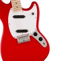 Squier Mustang, Maple Fingerboard, White Pickguard, Torino Red