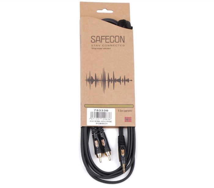 Safecon Ac45K 3M Mini St.Jack/2 Phono