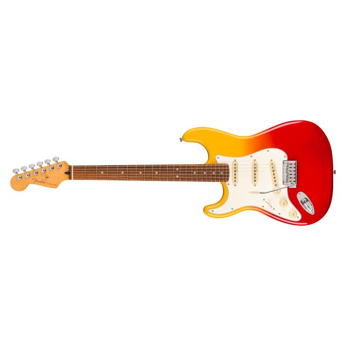 Fender Player Plus Stratocaster, Left-Hand, Pau Ferro Fingerboard, Tequila Sunrise