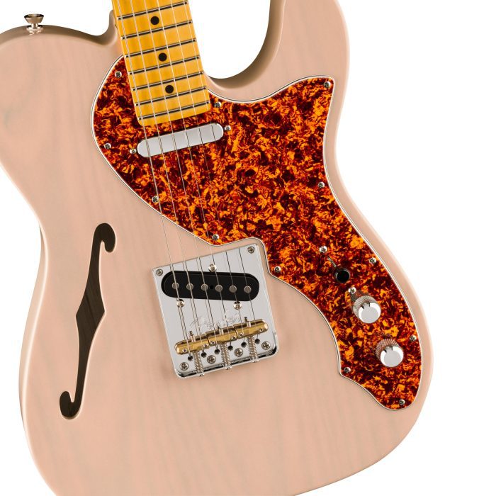 Fender American Professional II Telecaster Thinline, Maple Fingerboard, Transparent Shell Pink