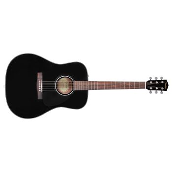 Fender CD-60 Dreadnought V3 w/Case, Walnut Fingerboard, Black