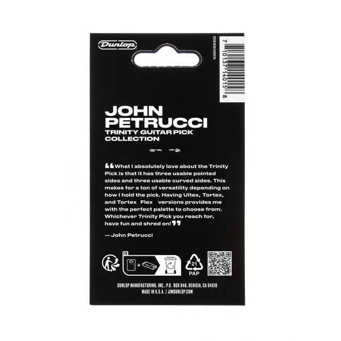 Dunlop PVP124 John Petrucci Trinity Guitar Pick Collection-6/PLYPK