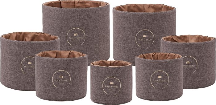 Meinl CSBPSSET2 Crystal Singing Bowl Sleeve Set, Brown