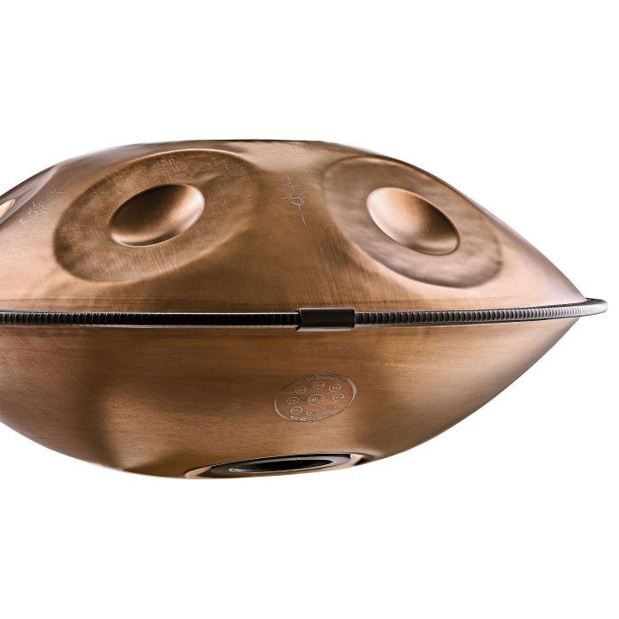 Meinl HPSTL93CU Sensory Handpan, Stainless, Vintage Copper, BB2 Amara, 9 notes
