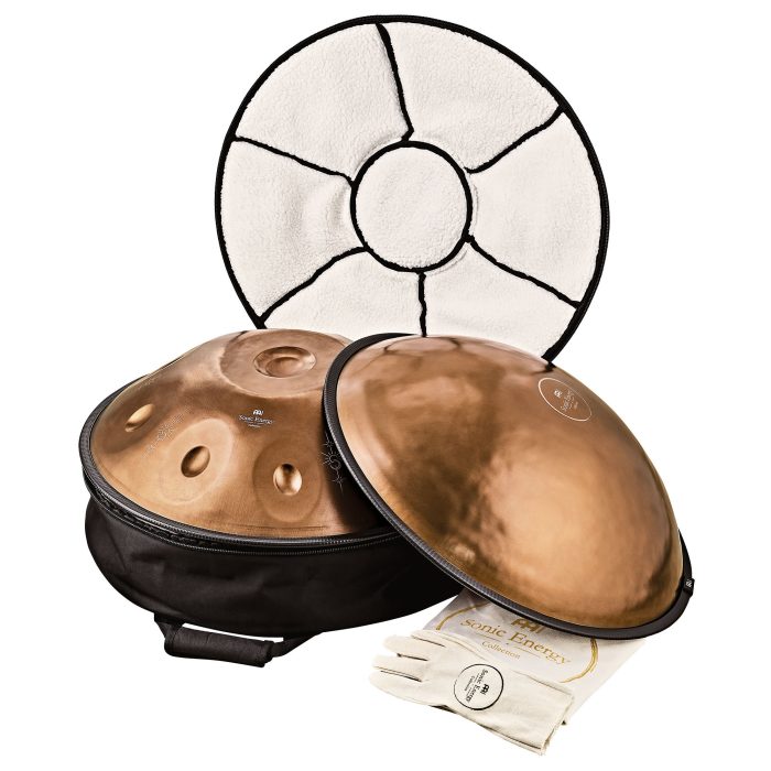 Meinl HPSTL93CU Sensory Handpan, Stainless, Vintage Copper, BB2 Amara, 9 notes