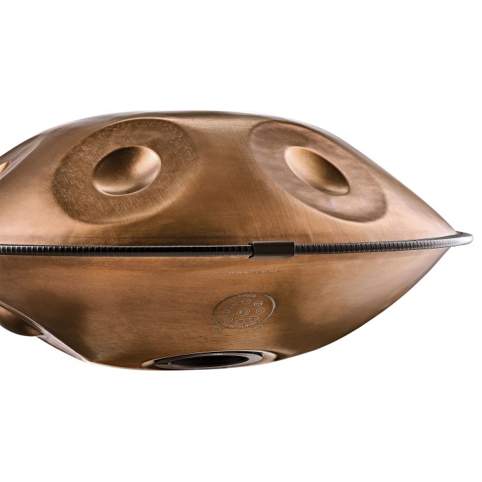 Meinl HPSTL110CU Sensory Handpan, Stainless, Vintage Copper, F PYGME, 11 notes