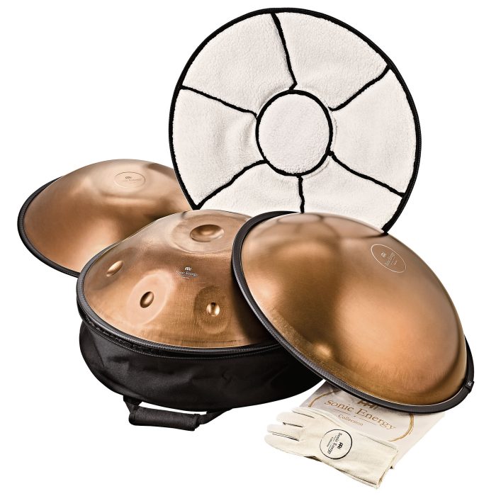 Meinl HPSTL110CU Sensory Handpan, Stainless, Vintage Copper, F PYGME, 11 notes