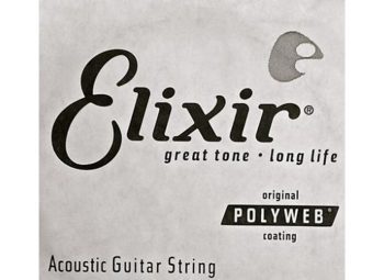 Elixir 13152 Acoustic 80/20 Bronze With Polyweb Single .052