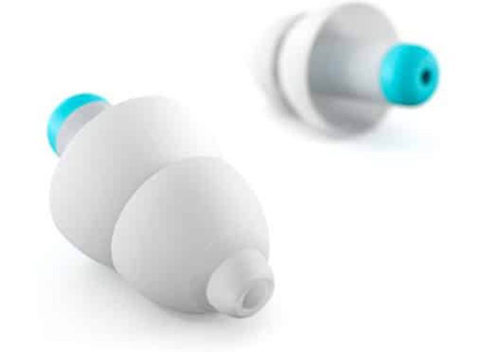 Alpine Pluggies Kids - Öronproppar för barn, 2 filter, vita, 1 par