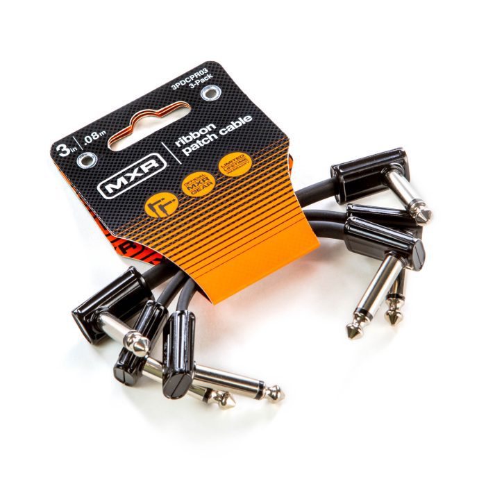 Mxr 3PDCPR03 Ribbon Patch Cable 8cm 3-pk