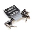 Mxr DCISTR03R Ribbon TRS Patch Cable 8cm 3-pk