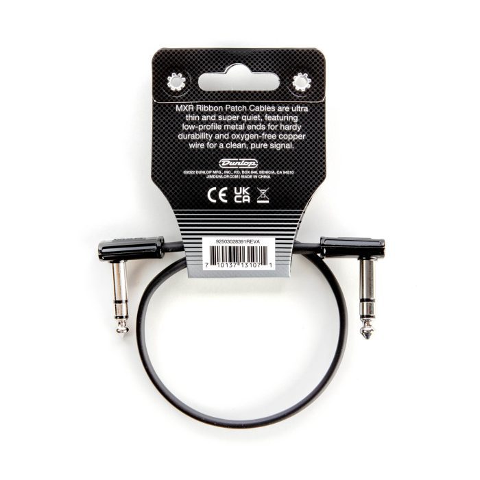 Mxr DCISTR1RR Ribbon TRS Patch Cable 30cm