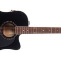 Morgan 104 Westerngitarr, Pickup, Cutaway, Svart