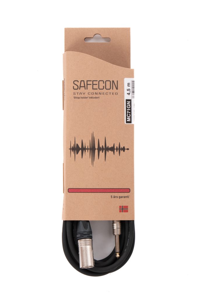 Safecon Mc71 N 4,5M Jack/Xlr Male