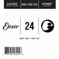 Elixir 16224 Electric Nickel Plated Steel With Optiweb Single .024